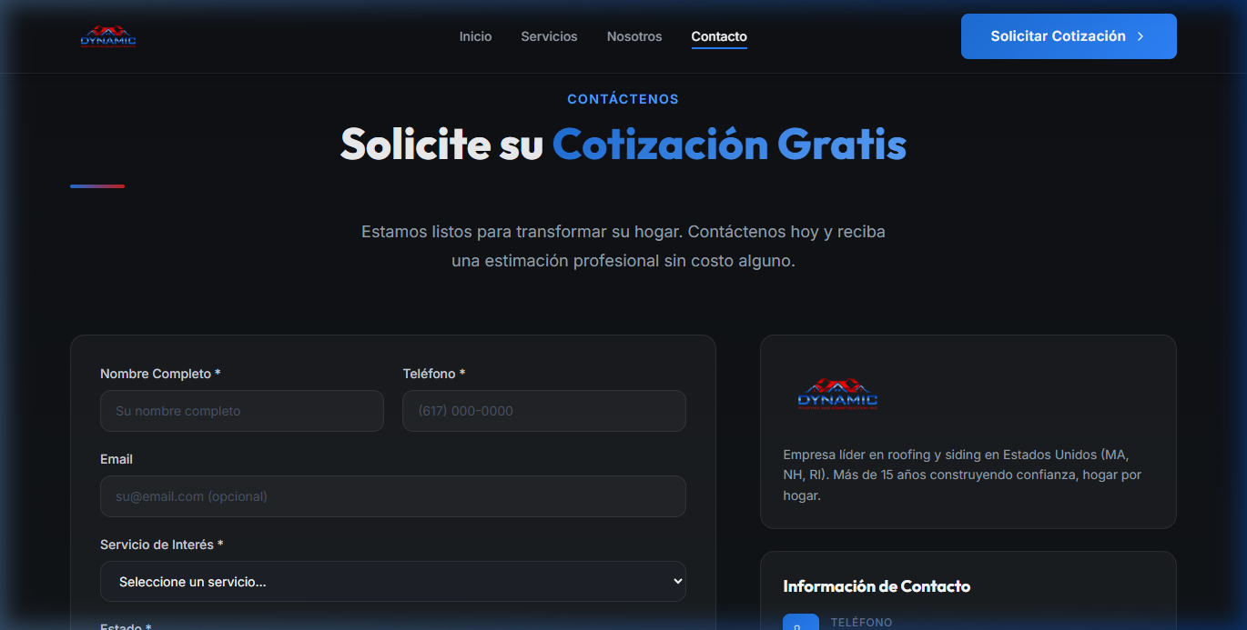 04. Cotización · Formulario de Conversión